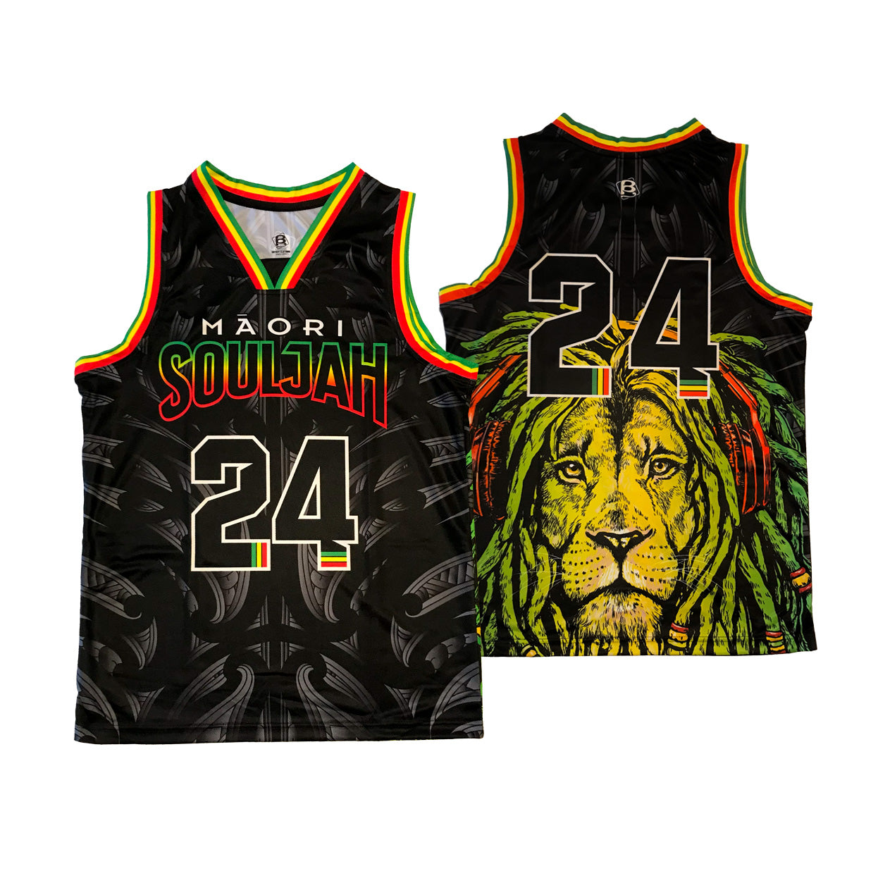 Māori Souljah 2024 Beats by LOJ Basketball Singlet Last Size (Small)