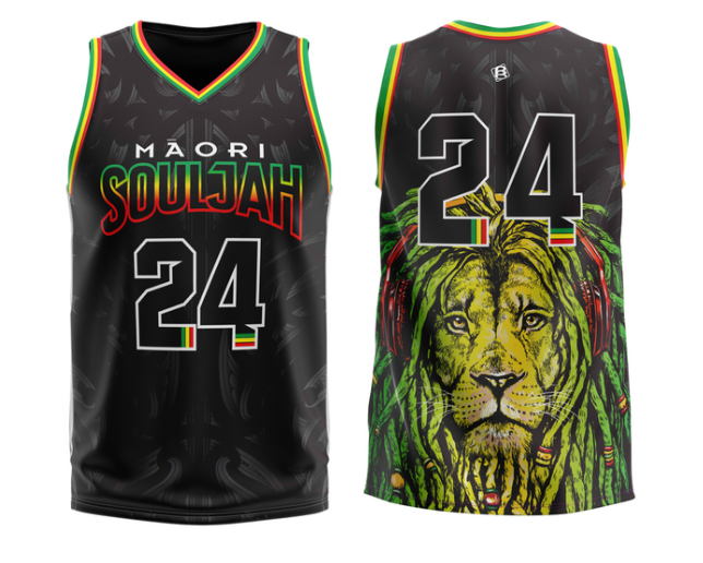 Māori Souljah 2024 Beats by LOJ Basketball Singlet Last Size (Small)