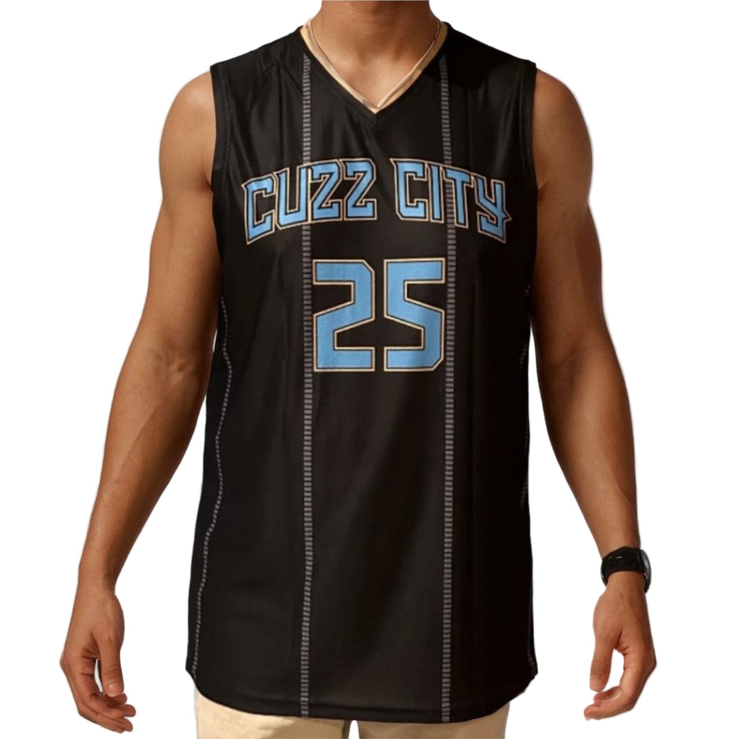 Cuzz City (Black) 2025 Basketball Singlet