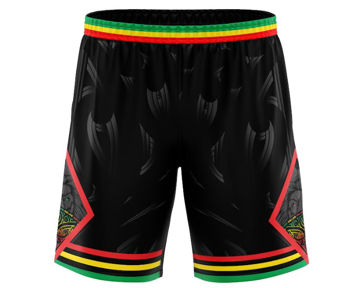 2.0 Māori Souljah Wharenui  Basketball Shorts (Horizontal Stripes)