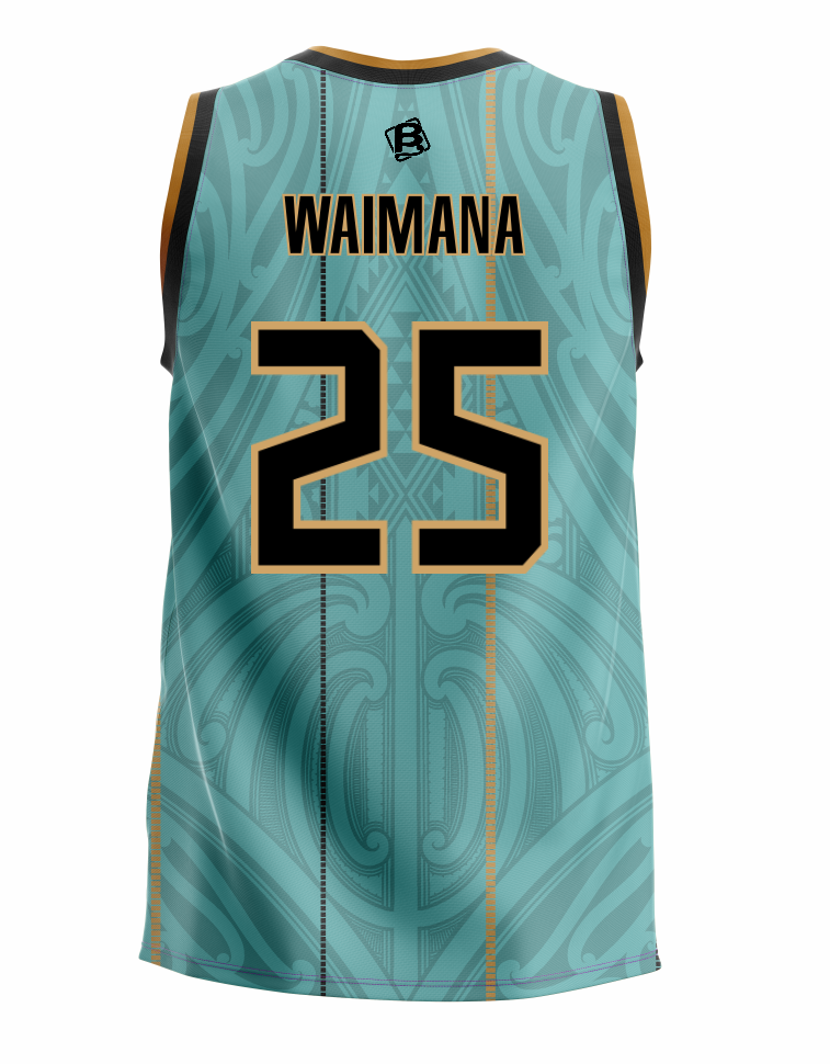 Cuzz City Singlet Custom Name and Number (TEAL)