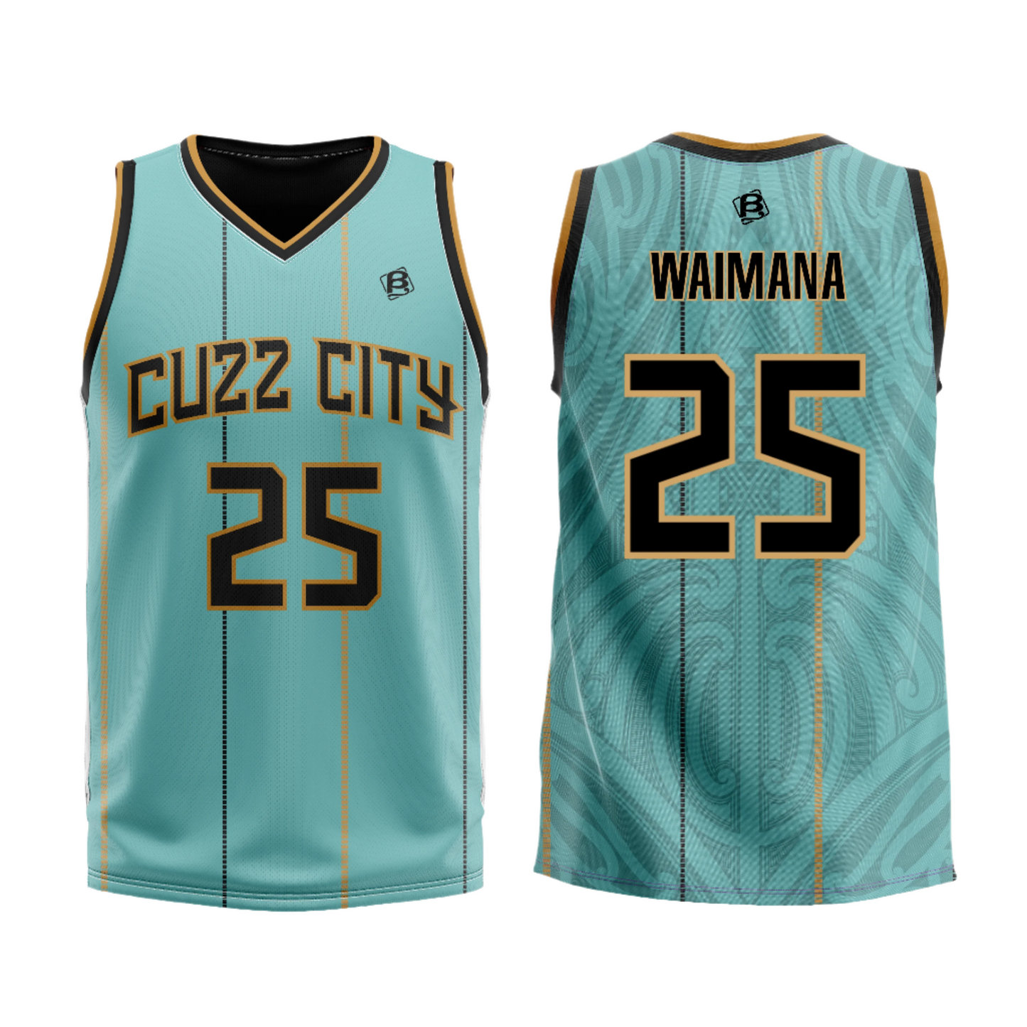 Cuzz City Reversible Singlet Custom Name and Number (Made to Order)