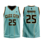 Cuzz City Singlet Custom Name and Number (TEAL)