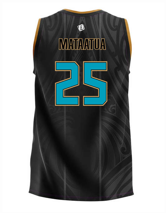 Cuzz City Singlet Custom Name and Number (Black)