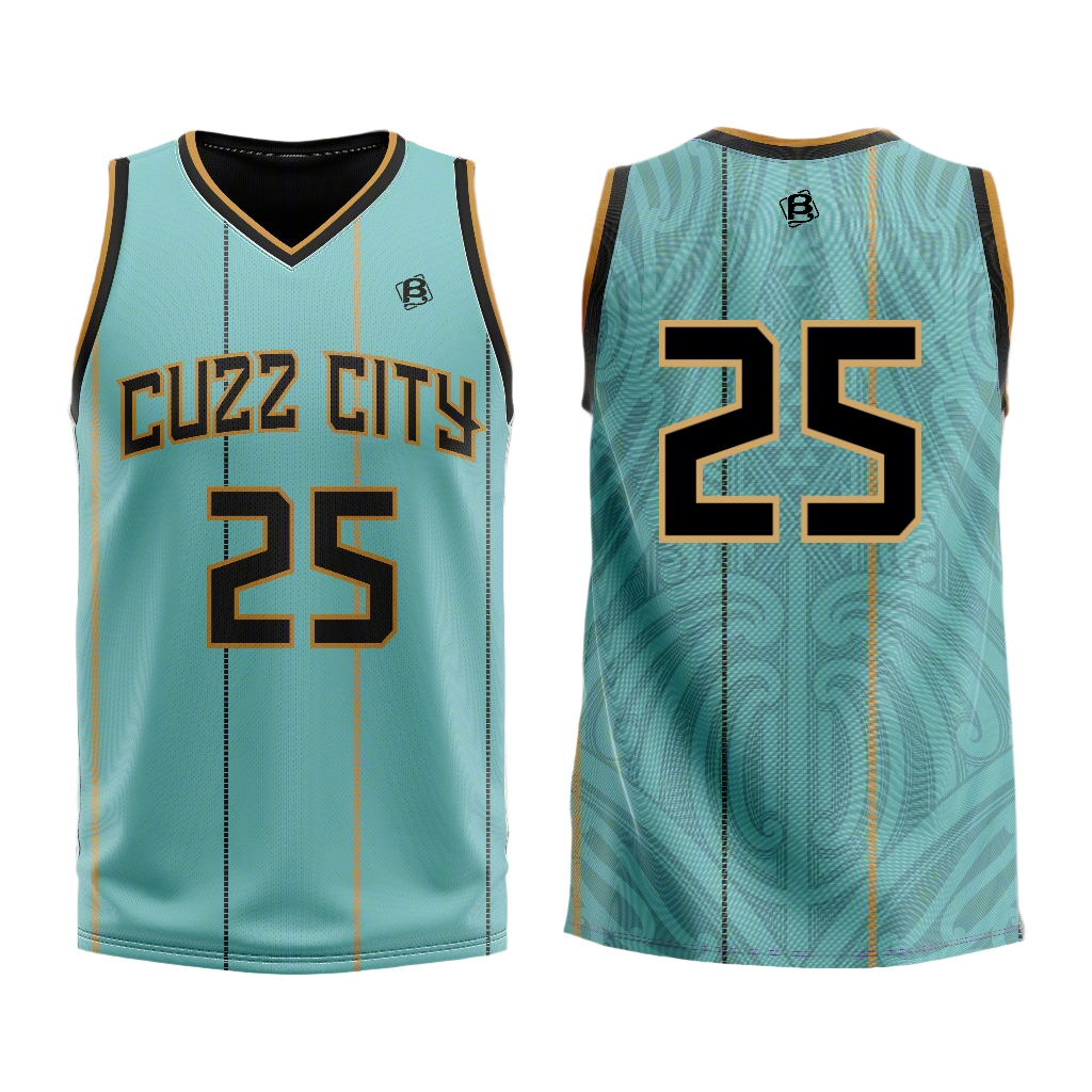 Cuzz City (Teal) 2025 Basketball Singlet