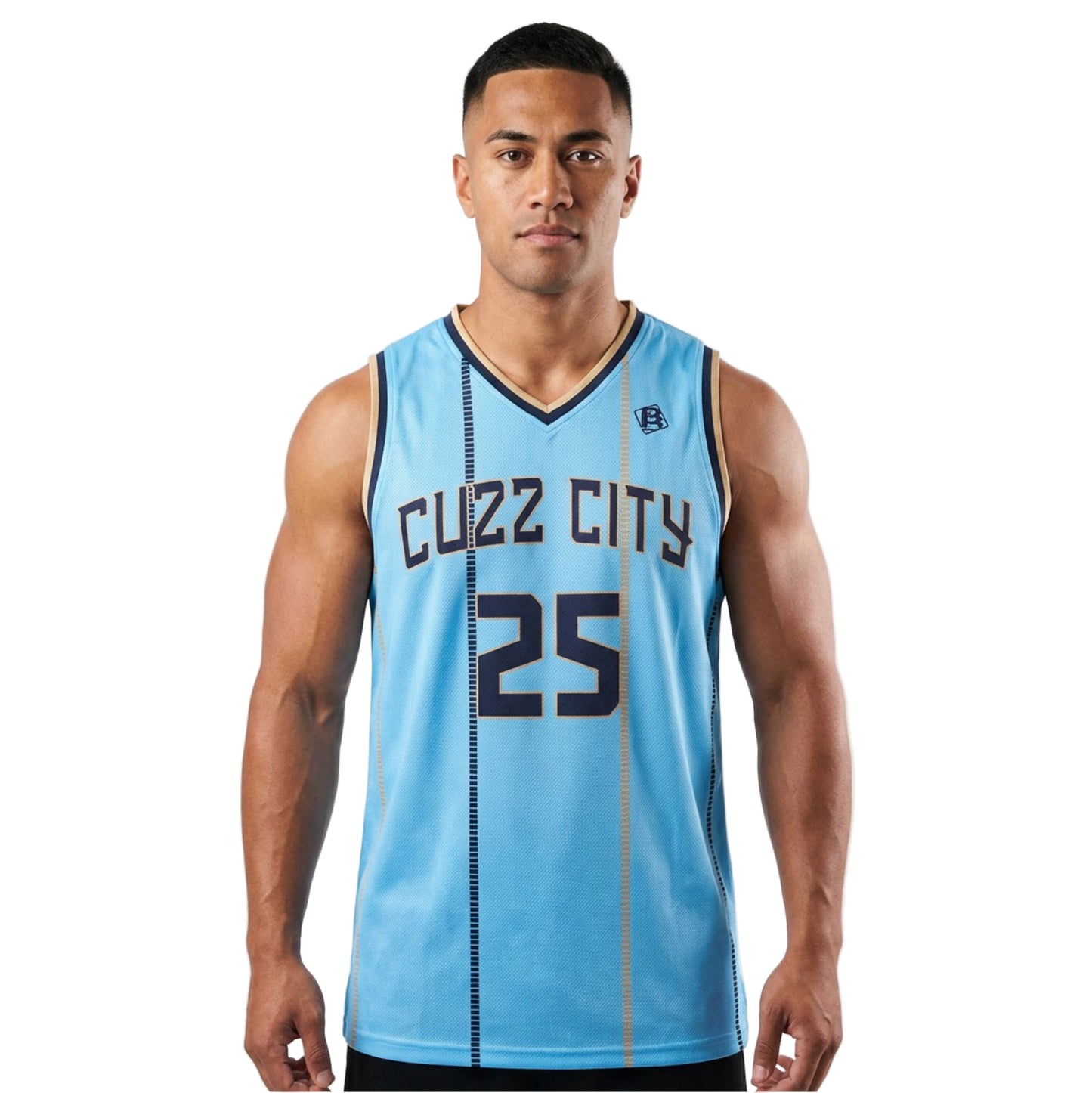 Cuzz City 25 (Teal) Basketball Singlet