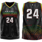 Custom Name and Number Māori Souljah Festival Basketball Singlet