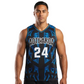 Aotearoa Blue / Black Singlet Custom Name and Number