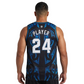 Aotearoa Blue / Black Singlet Custom Name and Number