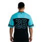 PRE SALE!! Kiwis 26 NFL Style Jersey Aqua Black Unisex Small to 6xl