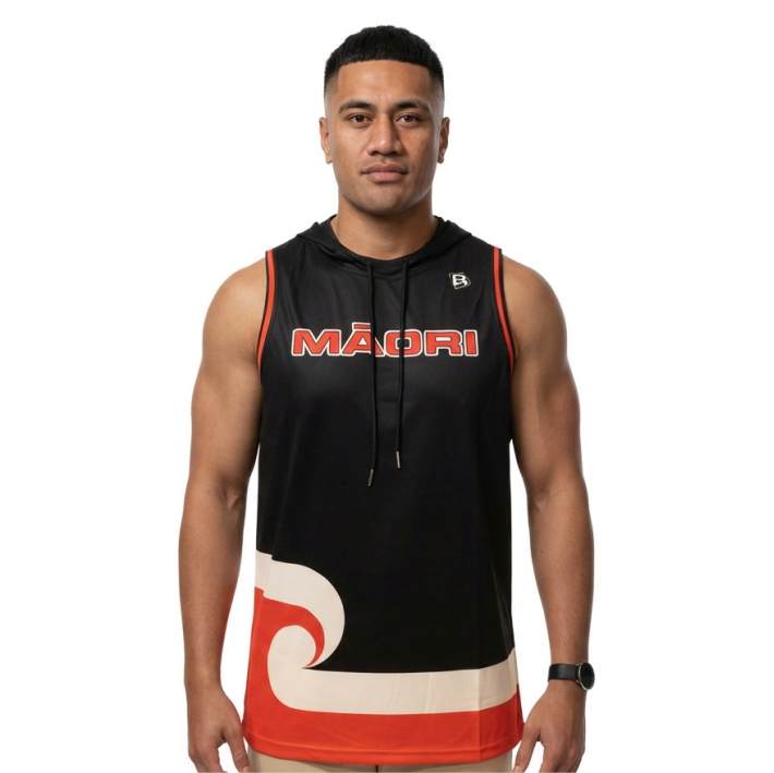 Tino Rangatiratanga Hooded Singlet Last Sizes Clearance