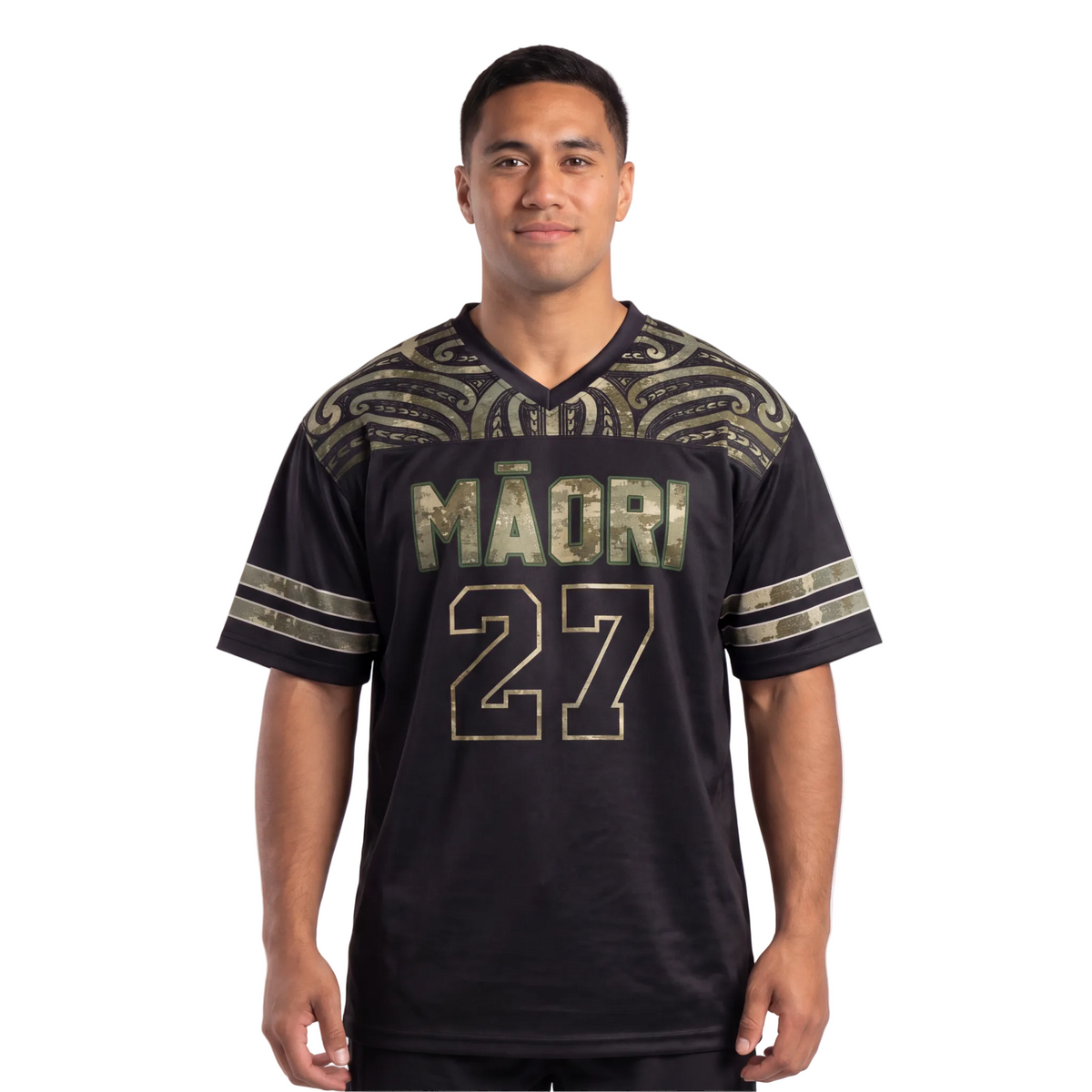 Ngaro Maori 27 NFL Style Jersey * Oversized Fit *