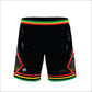 Māori Souljah Basketball Shorts (Horizontal Stripes) Black Friday Special