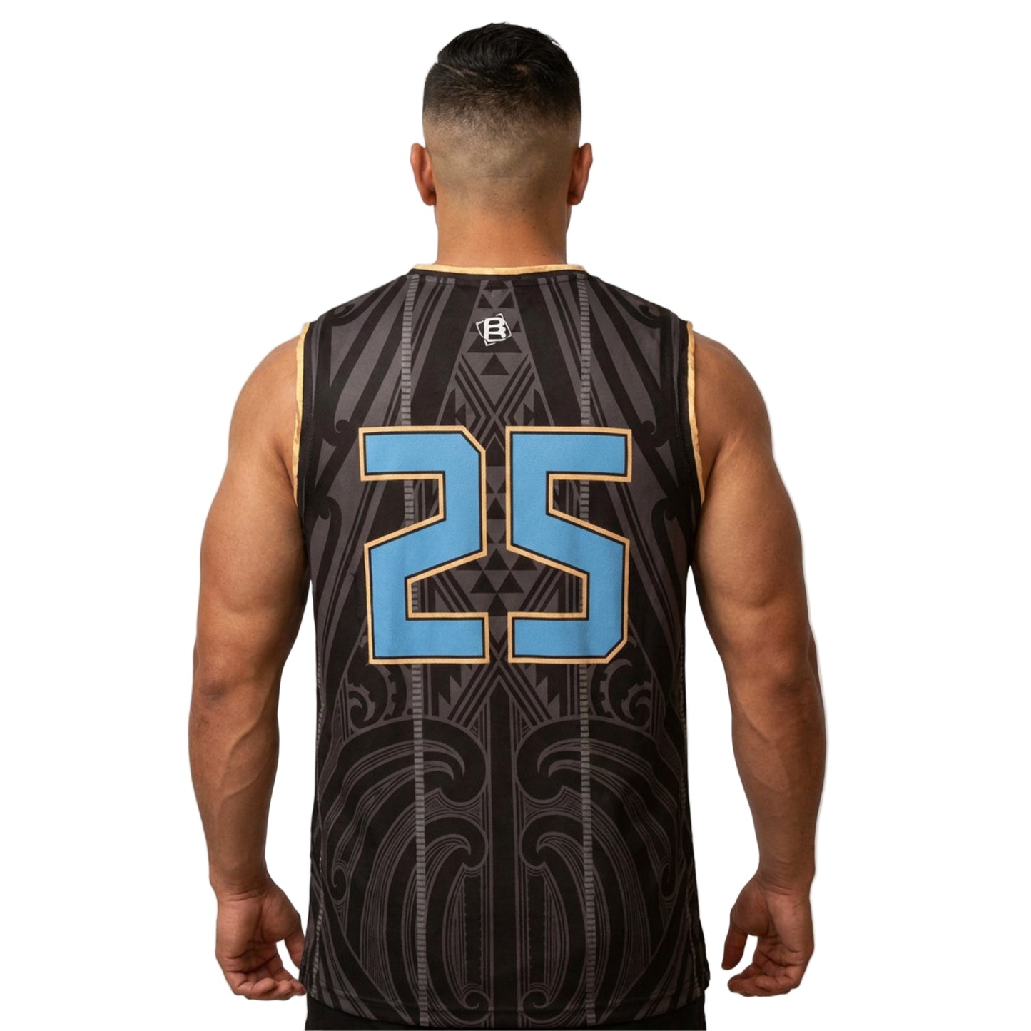 Cuzz City 25 (Black) Basketball Singlet