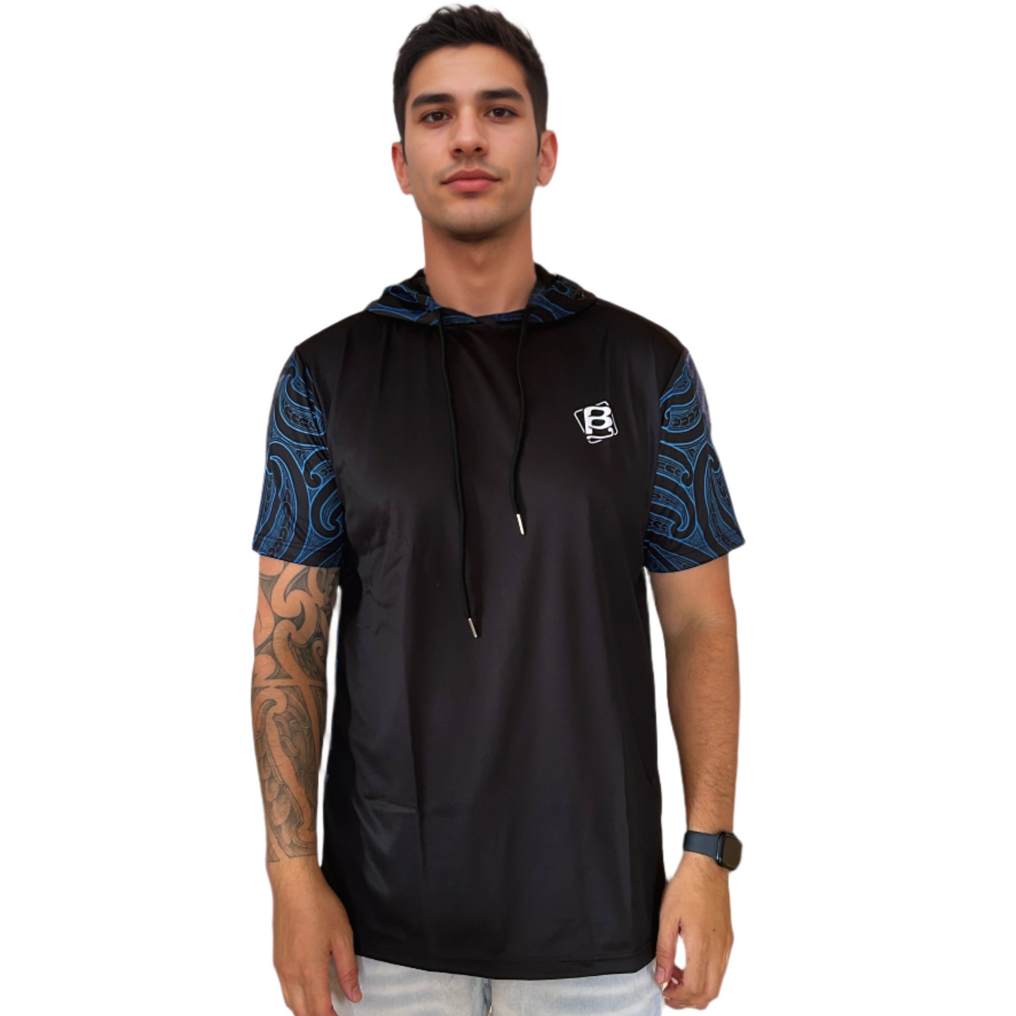 Manu Life Sublimated Hooded T Shirt