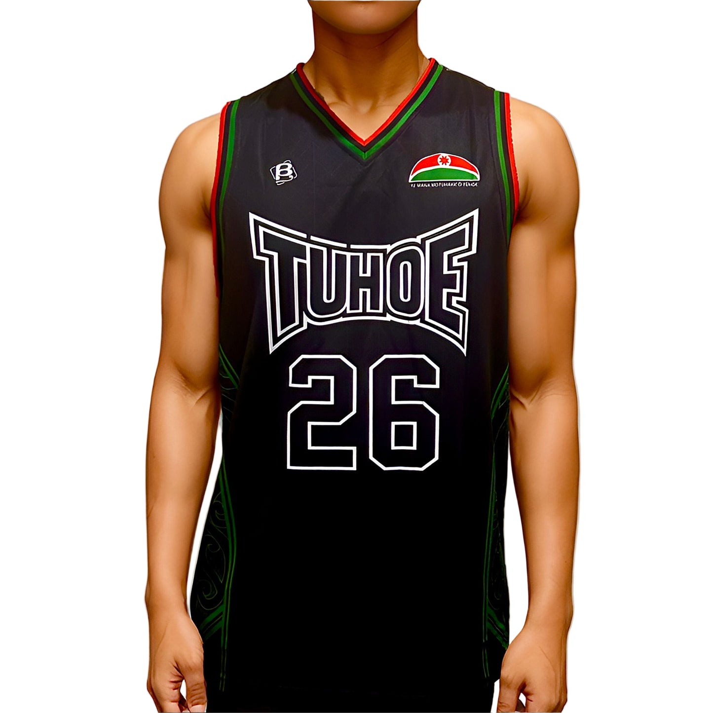 Ngāi Tūhoe 26 Basketball Singlet